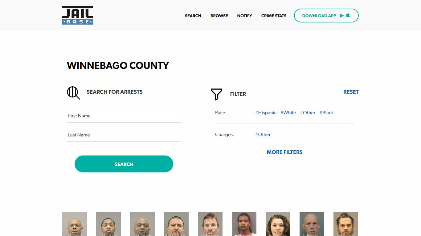 Winnebago County Jail Inmate Search and Mugshots | JailBase